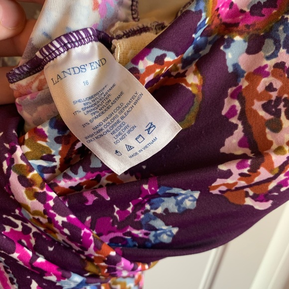 Size 16 - Lands End Swim Top - Picture 4 of 7